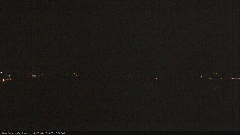 Lake Travis webcam, May 17, 2016 10:20 PM CT