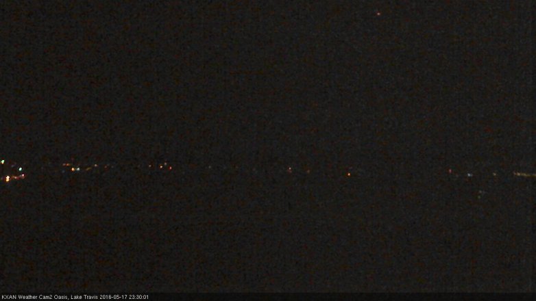 Lake Travis webcam, May 17, 2016 10:35 PM CT