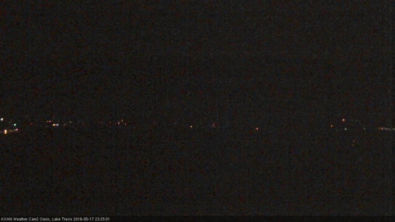 Lake Travis webcam, May 17, 2016 10:55 PM CT