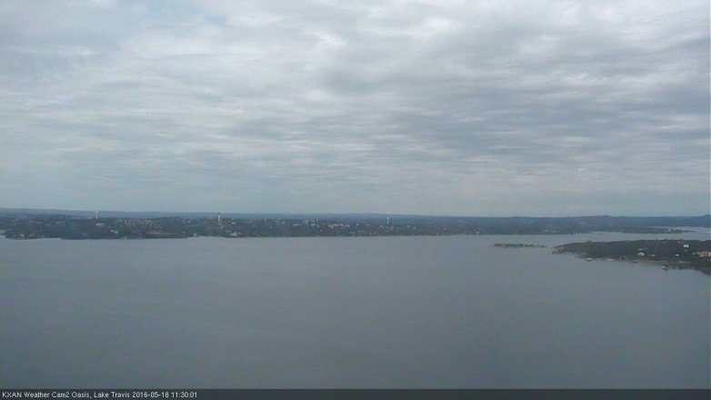Lake Travis webcam, May 18, 2016 11:05 AM CT