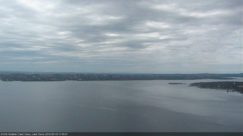 Lake Travis webcam, May 18, 2016 11:25 AM CT