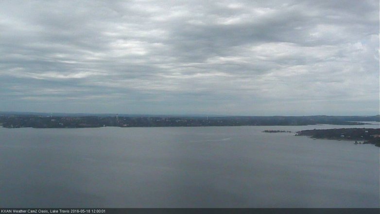 Lake Travis webcam, May 18, 2016 11:35 AM CT
