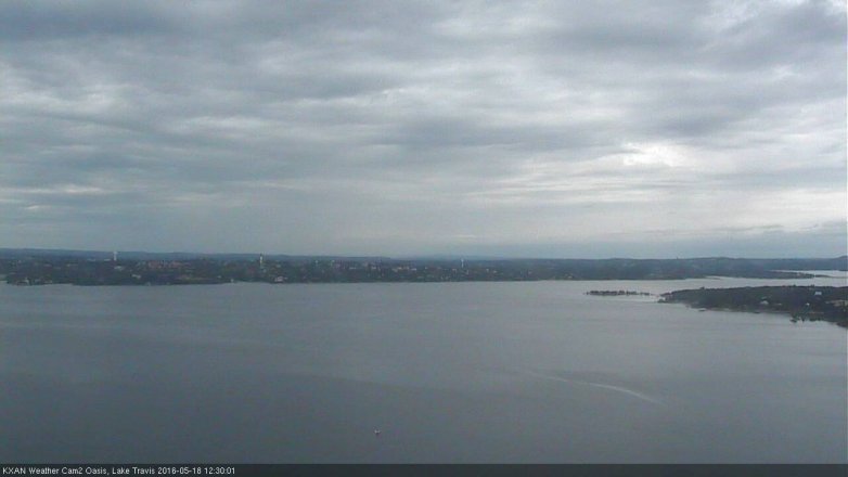 Lake Travis webcam, May 18, 2016 11:40 AM CT