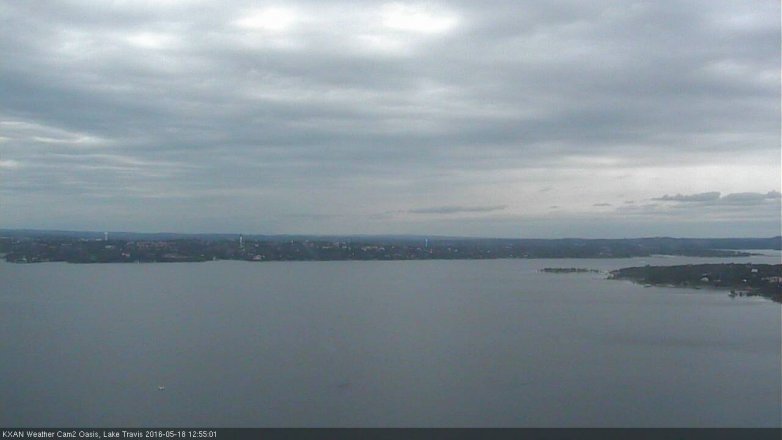 Lake Travis webcam, May 18, 2016 12:20 PM CT