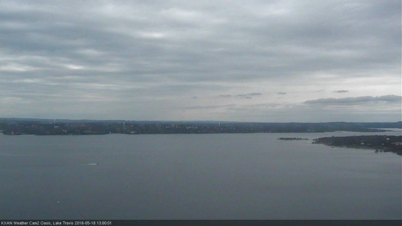 Lake Travis webcam, May 18, 2016 12:35 PM CT