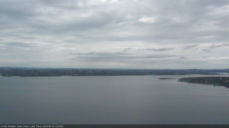 Lake Travis webcam, May 18, 2016 12:40 PM CT