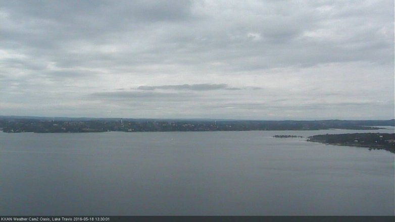 Lake Travis webcam, May 18, 2016 12:50 PM CT