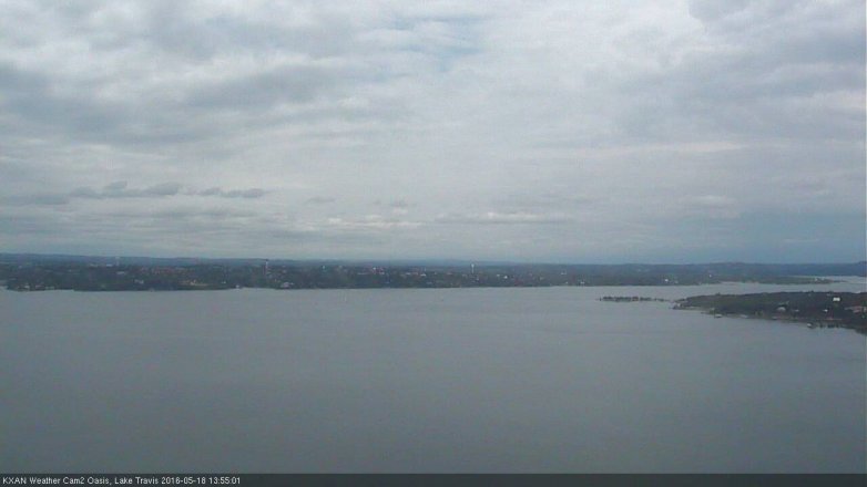 Lake Travis webcam, May 18, 2016 1:10 PM CT