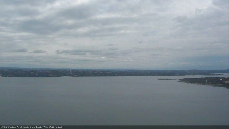 Lake Travis webcam, May 18, 2016 1:25 PM CT