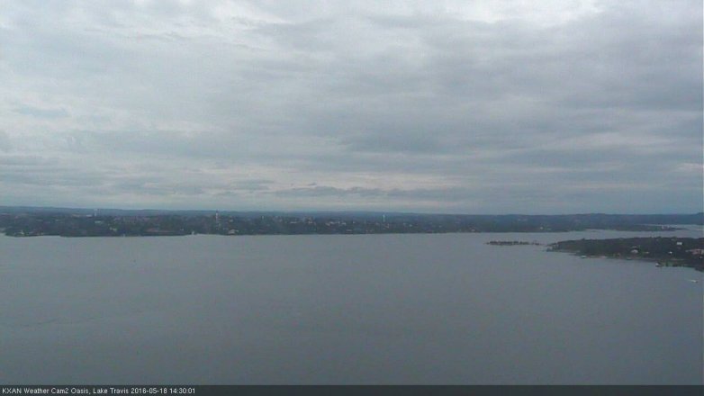 Lake Travis webcam, May 18, 2016 1:40 PM CT