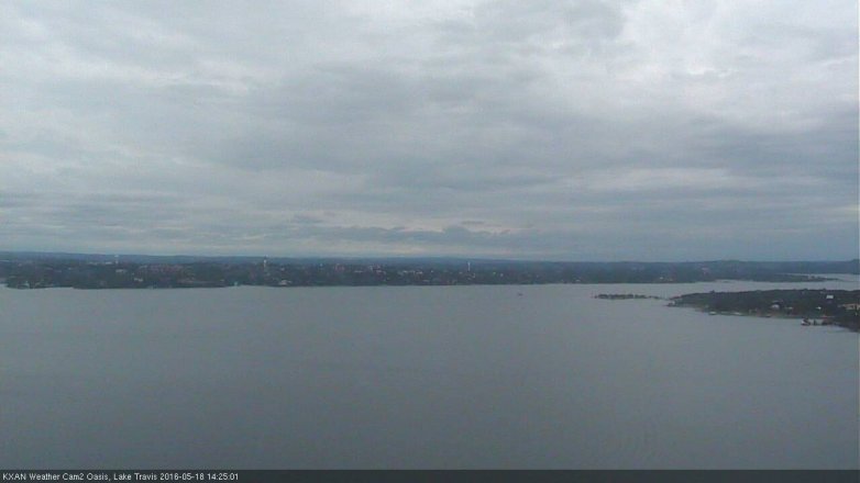 Lake Travis webcam, May 18, 2016 1:50 PM CT