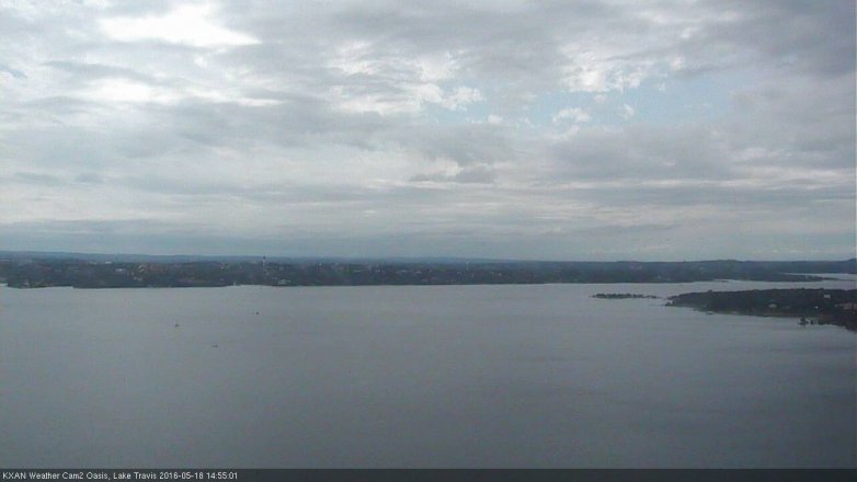 Lake Travis webcam, May 18, 2016 2:15 PM CT