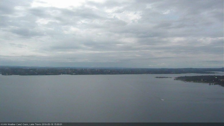 Lake Travis webcam, May 18, 2016 2:20 PM CT