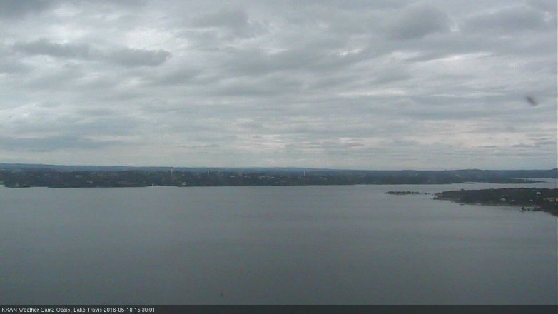 Lake Travis webcam, May 18, 2016 2:45 PM CT
