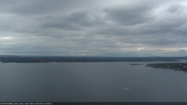 Lake Travis webcam, May 18, 2016 4:05 PM CT