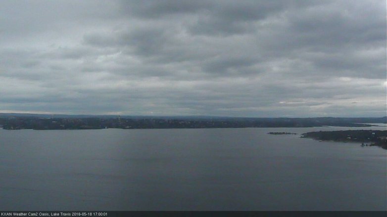 Lake Travis webcam, May 18, 2016 4:10 PM CT