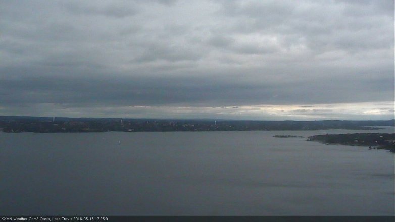 Lake Travis webcam, May 18, 2016 5:00 PM CT