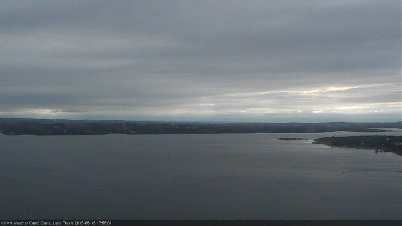 Lake Travis webcam, May 18, 2016 5:20 PM CT