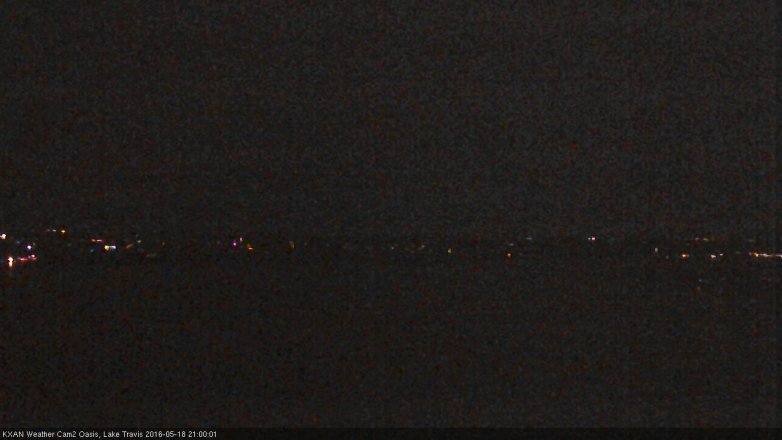 Lake Travis webcam, May 18, 2016 8:25 PM CT
