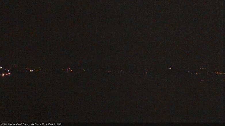 Lake Travis webcam, May 18, 2016 8:45 PM CT