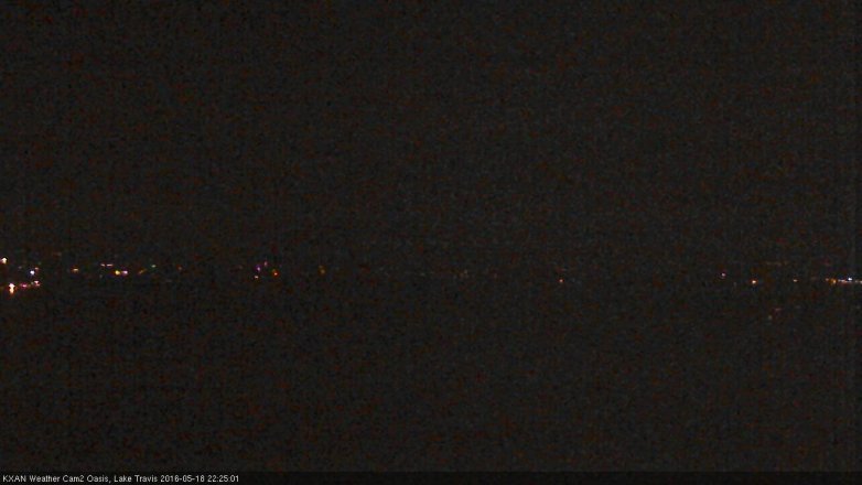 Lake Travis webcam, May 18, 2016 9:55 PM CT