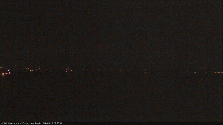 Lake Travis webcam, May 18, 2016 10:15 PM CT
