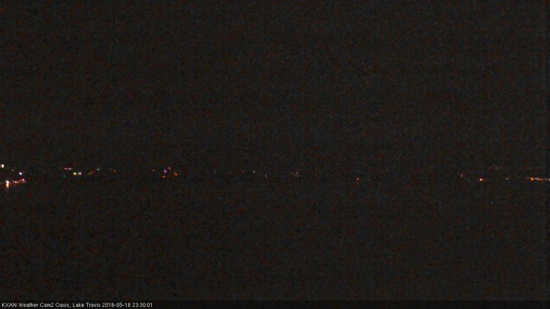 Lake Travis webcam, May 18, 2016 10:40 PM CT