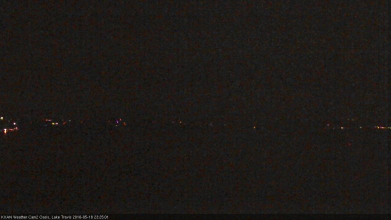 Lake Travis webcam, May 18, 2016 10:55 PM CT