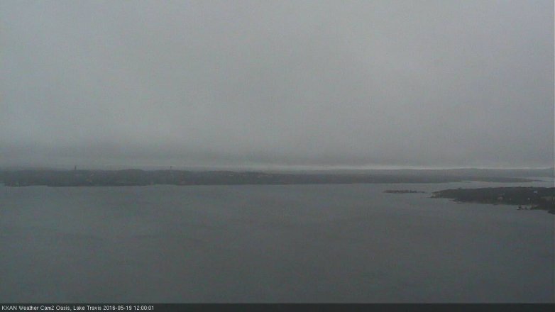 Lake Travis webcam, May 19, 2016 11:20 AM CT