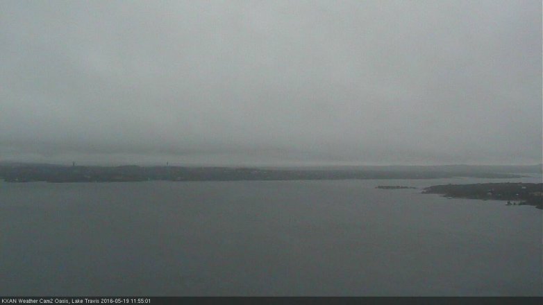 Lake Travis webcam, May 19, 2016 11:25 AM CT