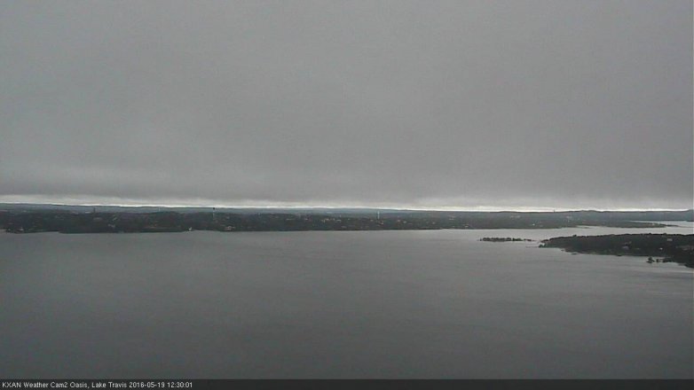 Lake Travis webcam, May 19, 2016 11:45 AM CT