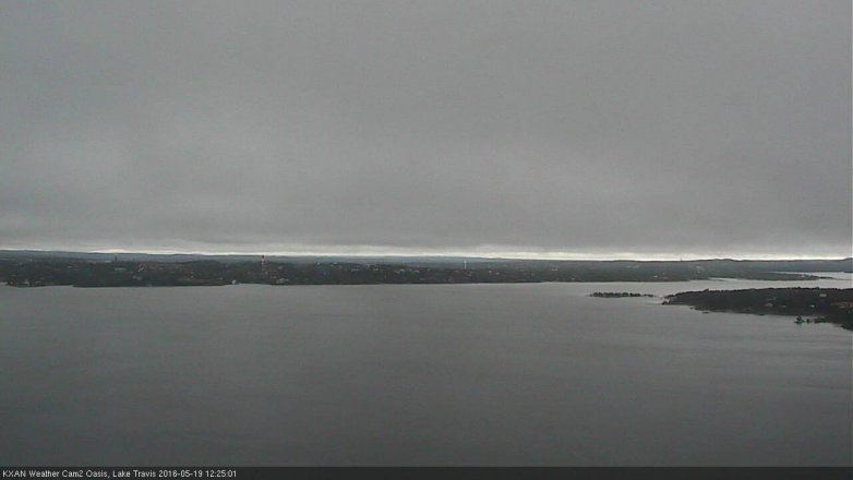Lake Travis webcam, May 19, 2016 11:50 AM CT