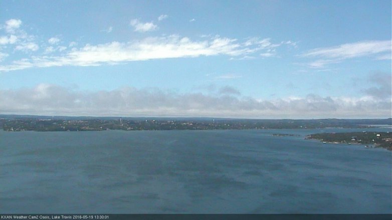 Lake Travis webcam, May 19, 2016 12:40 PM CT