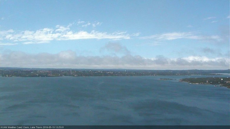Lake Travis webcam, May 19, 2016 12:55 PM CT