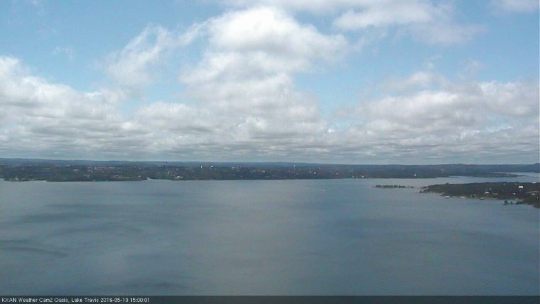 Lake Travis webcam, May 19, 2016 2:15 PM CT