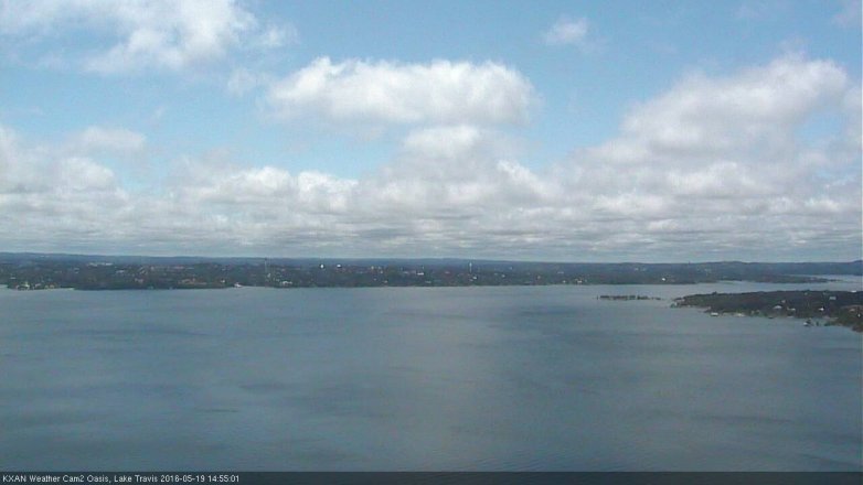Lake Travis webcam, May 19, 2016 2:20 PM CT
