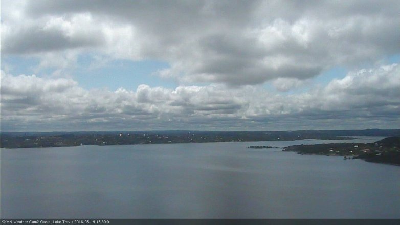 Lake Travis webcam, May 19, 2016 2:40 PM CT