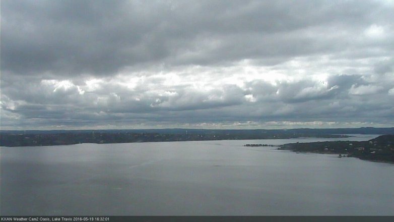 Lake Travis webcam, May 19, 2016 3:55 PM CT