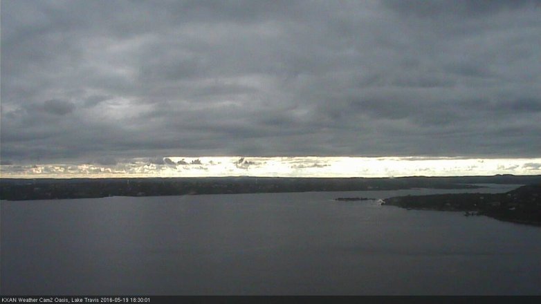 Lake Travis webcam, May 19, 2016 5:50 PM CT