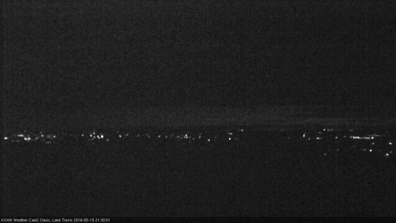 Lake Travis webcam, May 19, 2016 8:40 PM CT