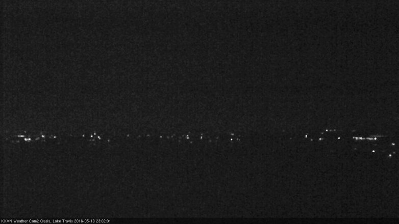 Lake Travis webcam, May 19, 2016 10:10 PM CT