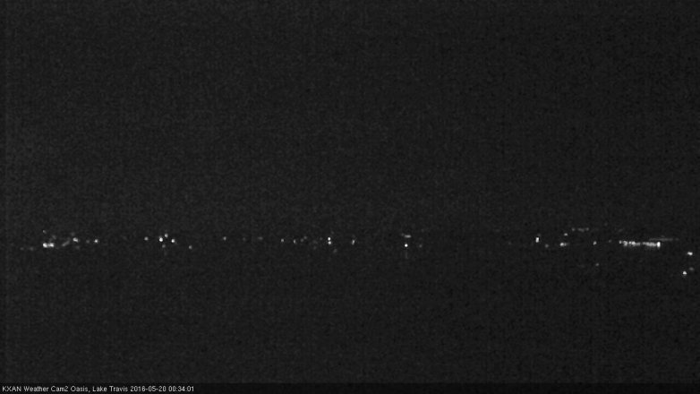 Lake Travis webcam, May 19, 2016 11:40 PM CT