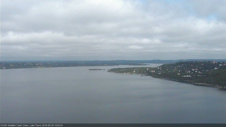Lake Travis webcam, May 20, 2016 9:25 AM CT