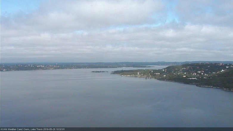 Lake Travis webcam, May 20, 2016 9:50 AM CT