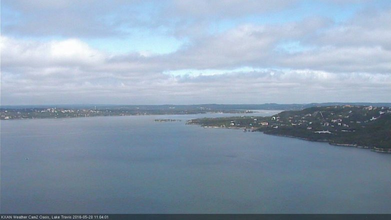 Lake Travis webcam, May 20, 2016 10:35 AM CT