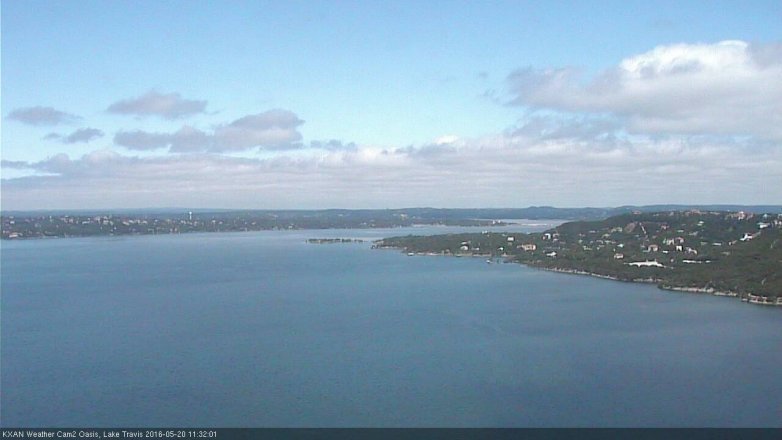 Lake Travis webcam, May 20, 2016 10:55 AM CT