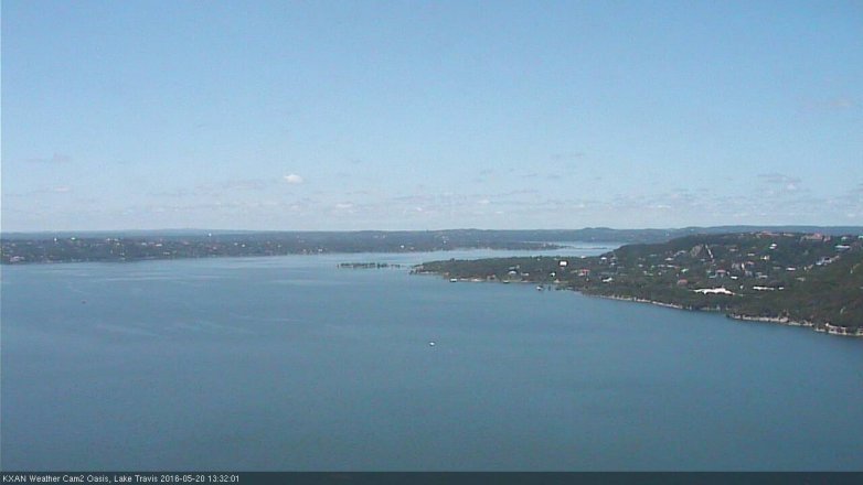 Lake Travis webcam, May 20, 2016 12:55 PM CT
