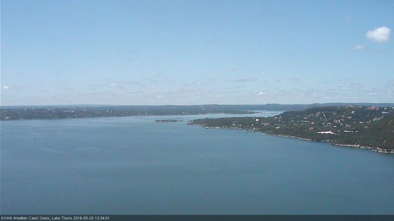 Lake Travis webcam, May 20, 2016 1:05 PM CT
