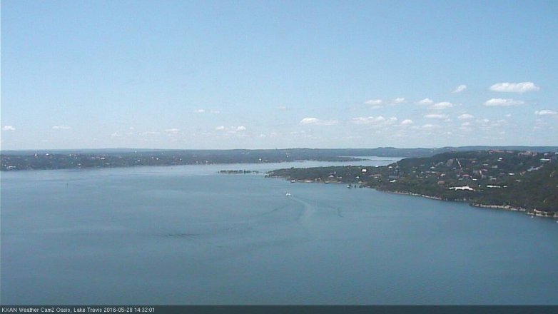 Lake Travis webcam, May 20, 2016 2:00 PM CT