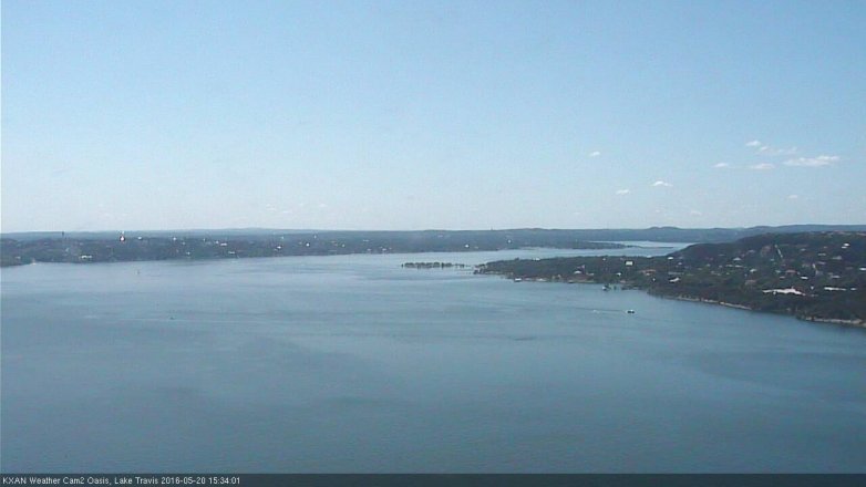 Lake Travis webcam, May 20, 2016 2:50 PM CT
